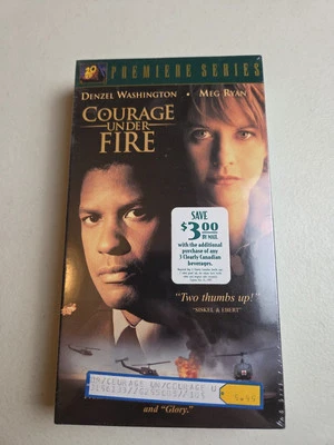VHS! - COURAGE UNDER FIRE  with Denzel Washington & Meg Ryan *NEW SEALED* - Image 1 of 4