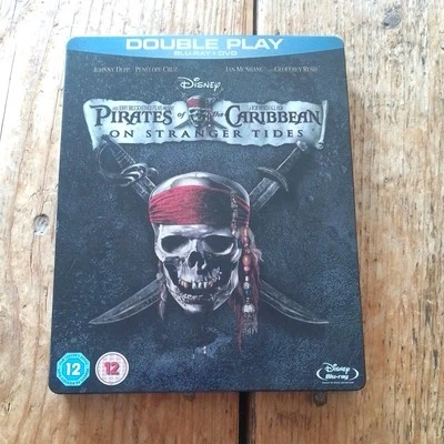 Pirates Of The Caribbean -  On Stranger Tides (Blu-ray + DVD Steelbook) Disney.. - Image 1 of 3