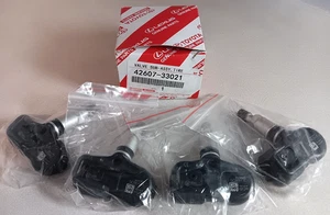 OEM 4X 42607-33021 TPMS PMV-107J FOR TOYOTA LEXUS TIRE PRESSURE MONITOR SENSOR - Picture 1 of 4