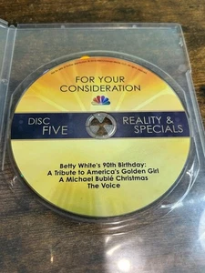 BETTY WHITE 90TH BIRTHDAY SPECIAL EMMY FYC DVD w PHOTO EMMY AD & BUBLÉ XMAS LIVE - Foto 1 di 1