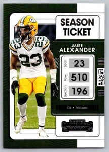 2021 Panini Contenders Ticket Jaire Alexander Green Bay Packers #37 - Picture 1 of 2