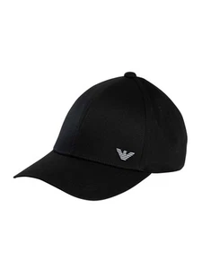 Emporio Armani Men's Side Logo Baseball Cap, Black - Picture 1 of 7