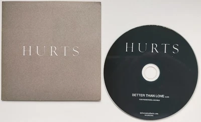 HURTS Better Than Love CDr PROMO 2010 UK Depeche Mode Coldplay Petshop Boys Cure - Bild 1 von 4
