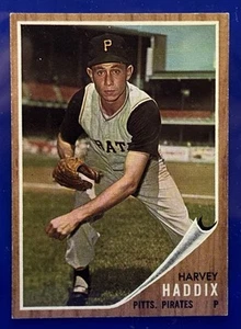 Harvey Haddix 1962 Topps Card #67 Pittsburgh Pirates VG-EX - Picture 1 of 2