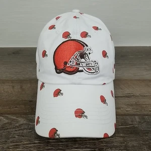 '47 Brand Damenmütze weiß Cleveland Browns Konfetti Clean Up Logo verstellbar - Bild 1 von 9