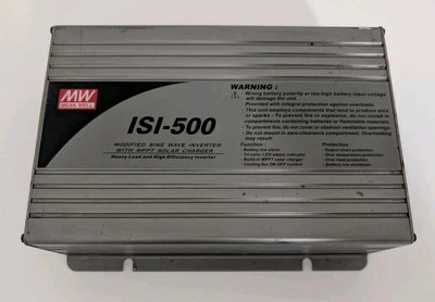 Inversor DC-AC MW ISI-500 onda sinusoidal modificada con cargador solar independiente MPPT Foto 1 de 4