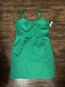 ND New Directions Vestido Kelly Verde Solero Talla 18 Cóctel Plisado Busto - Imagen 1 de 6