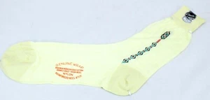 VTG Men's Rayon/Cotton Socks Yellow Genuine Wrap 1940-50s NOS VTG Garter Top #2 - Picture 1 of 5