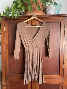 Forever 21 Brown Mini Dress Size Small - Bild 1 von 3