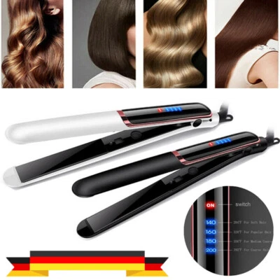 Keramik Curl Straight Lockenstab Haarglätter Glätteisen Lockenwickler 2in1 - Bild 1 von 4