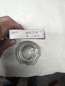 NEU NACHI 6008ZZENR GESCHIRMTES KUGELLAGER 40 X 68 X 15 MM MIT SPRENGRING - Bild 1 von 1