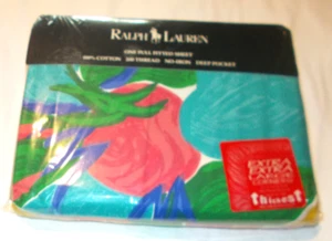NEW Ralph Lauren Costa Paradiso Full Fitted Sheet Abstract Picasso Cottage 2 AVL - Picture 1 of 5