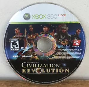 2003 Sid Meiers Civilization Revolution Xbox 360 Live Video Game Disc - Picture 1 of 1