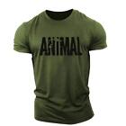 Gym Animal Graphic T Shirt 3D Printed O-neck Short Sleeve Size XS-6XL **