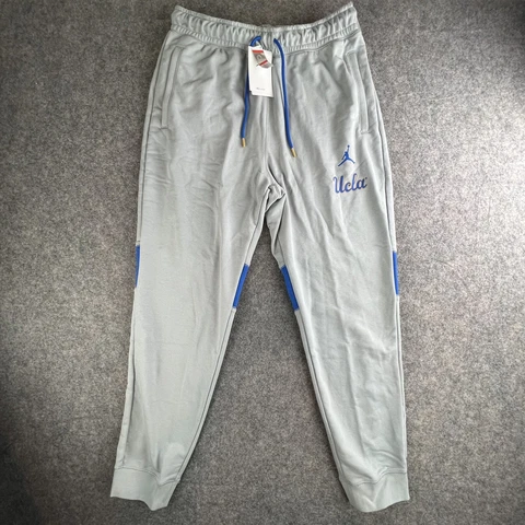 Air Jordan UCLA Bruins Dri-Fit Athletic Sweat Pants Jogger Men's Gray Sz Large Cover