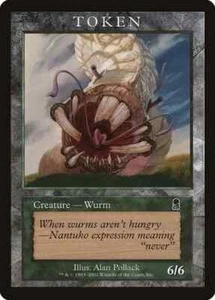 Wurm Token NM Odyssey Player Rewards MTG Magic the Gathering English Card - Picture 1 of 1