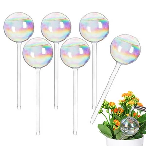 Plant Self Watering Bulb Clear Water Globes Feeder Indoor Garden Automatic Tool - Picture 1 of 16