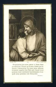 Santino Antico Holy Card Erinnerung Erstkommunion Ediz. C.Morel 583 - Bild 1 von 1