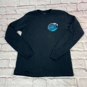 Santa Cruz Pullover Long Sleeve Shirt Youth Size S Wave Breaking Logo Graphic - Picture 1 of 9