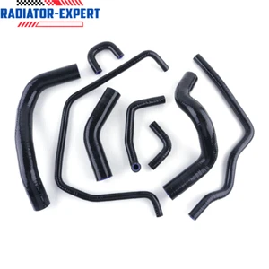 For 2004-2014 Nissan Titan Armada 5.6L Silicone Radiator Coolant Hose Black - Bild 1 von 13