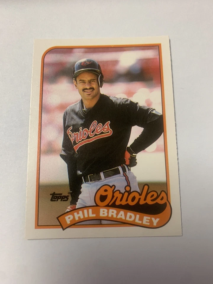 1989 Topps Traded Phil Bradley Baltimore Orioles  - Image 1 of 1