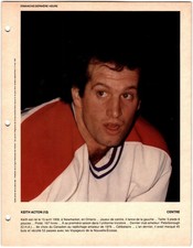 1980-81 Dimanche / Derniere Heure Photos Keith Acton #NNO Montreal Canadiens