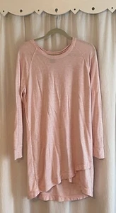 Active Life Women’s XL Soft Pink Sweatshirt Tunic Soft Modal Spandex Yoga Dress - Picture 1 of 7