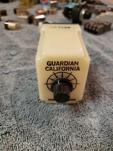GUARDIAN CALIFORNIA MET-0-100-240 TIME DELAY RELAY 24VDC , 0.5 - 100SEC - Picture 1 of 11