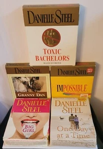 DANIELLE STEEL - 5 CD AUDIOBOOKS - USED - Picture 1 of 1