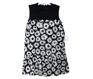 Victoria Beckham Target Sleeveless Daisy Scallop Drop Waist Dress Size M - Picture 1 of 5