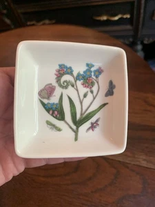 Portmeirion Botanic Garden 3” Square Trinket Dish Dipping Sauce Bowl - Picture 1 of 15
