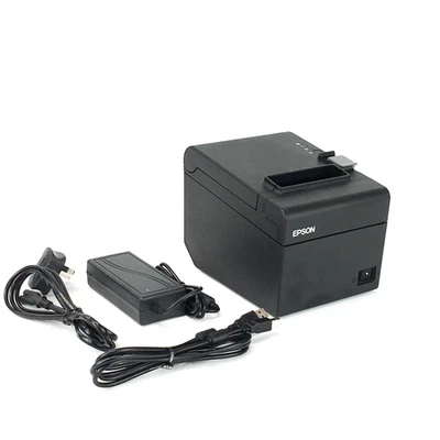 Epson TM-T20III 80mm Thermal Receipt Printer - M267D + PSU + USB Cable - Image 1 of 4