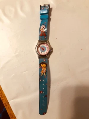 Reloj de pulsera Dora la Exploradora Aprendiendo a decir la hora Niños 2008 Nickelodeon Foto 1 de 4
