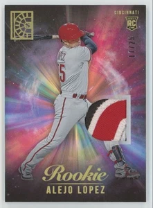 2022 Panini Capstone Gold Alejo Lopez Rookie Patch 17/25 Reds #RM-AL C24 - Picture 1 of 2