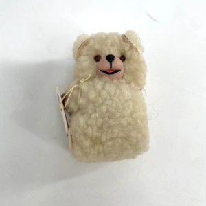 Vintage 1986 Russ Snuggle Bear Mini 3” Clip On Pencil Hugger Plush Toy Grip TAG - Picture 1 of 11