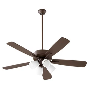 Ovation - 5 Blade Ceiling Fan with Light Kit In Transitional Style-18.25 Inches - Picture 1 of 1