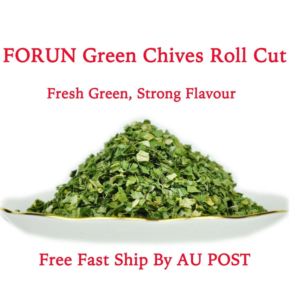 Corte en rollo de hoja de cebollino verde premium FORUN (小香葱段)-VERDE FRESCO, SABOR FUERTE Foto 1 de 1