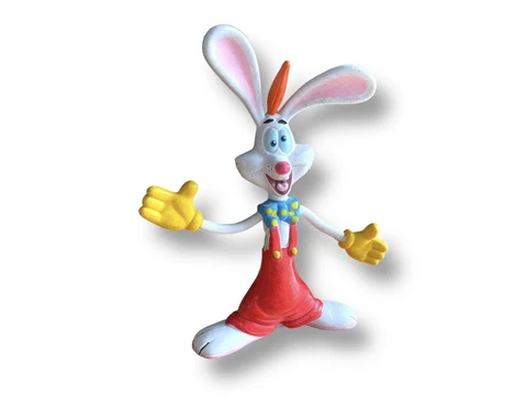 Who Framed Roger Rabbit Bendable Bendy Posable PVC 6" Figure Disney Amblin 1987 Cover