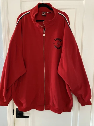 Reebok Limited Edition 4XL Allen Iverson The Answer Red Zip Sweatshirt Jacket Cover