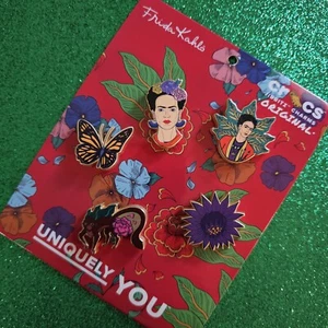 Frida Kahlo Jibbitz Set For Crocs Pack Of 5 New In Pkt - Picture 1 of 5