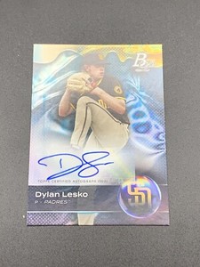 2023 Bowman Platinum Dylan Lesko #TOP-77 Auto Padres