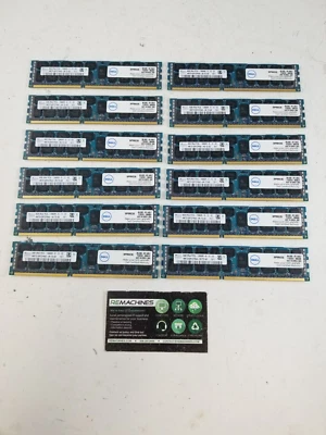 SK Hynix 96GB 12x8GB PC3L-10600R DDR3-1333 ECC Memory SNPP9RN2C/8G TESTED FS - Image 1 of 4