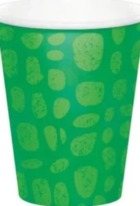 Alligator Party 9 oz Hot/Cold Paper Cups 8 Pack Party Tableware Decorations - Picture 1 of 1