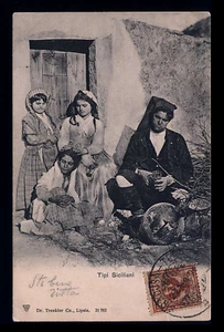 Postkarte SIZILIANISCHE TYPEN Kostüme - Bild 1 von 2