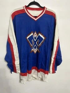 EHC Biel Bienne Vintage Sandow Sk Ice Hockey Jersey Rare Xl-XXl Switzerland - Picture 1 of 23