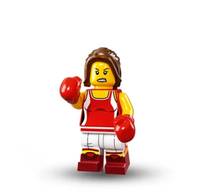 Lego Series 16 KickBoxer Minifigure with Boxing Gloves and Headgear - Picture 1 of 2