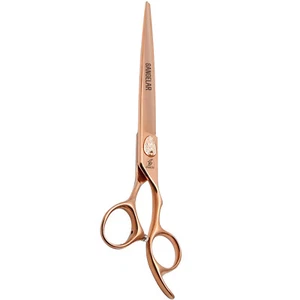 Sangelar 7.5 inch Pet Grooming Scissors Set: Rose Gold, JP440C, Includes Case - Picture 1 of 10
