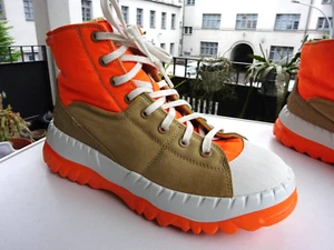 Botas de hombre CAMPER Teix K300455-002 plataforma textil cuero naranja talla 42 para nuevas - Imagen 1 de 19