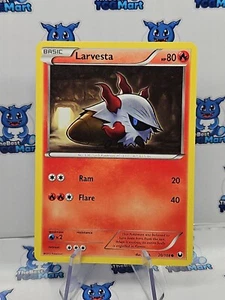 Larvesta - 20/108 - Pokemon Dark Explorers LP  - Picture 1 of 2