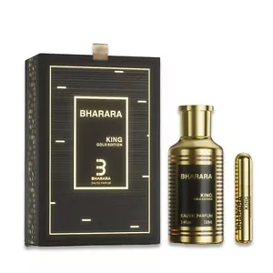 Bharara King Gold Edition Eau Da Parfum 3.4 FL OZ / 100 ML Nuevo Sellado/ - Imagen 1 de 4
